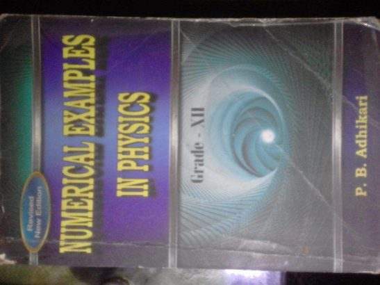 Numerical Example in physics