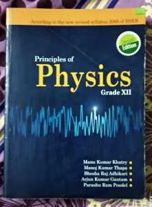 Principles of Physics – XII