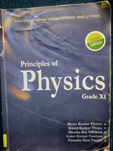 Principle of Physics Grade XI