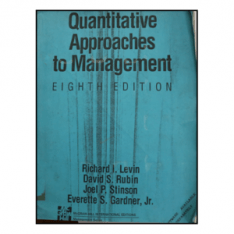 Quantitative Approach and Management