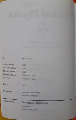 Practical physics-Grade 11&12