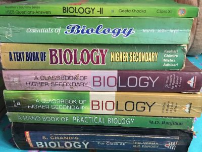 BIOLOGY BOOKS COLLECTION