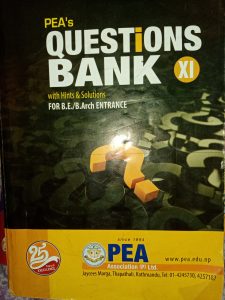 PEA IOE Entrance Question bank Volume XI