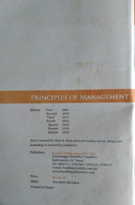 Principles of management