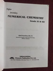 Numerical Chemistry Grade XI&XII