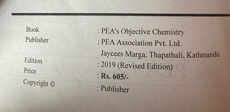 PEA’s Objective Chemistry