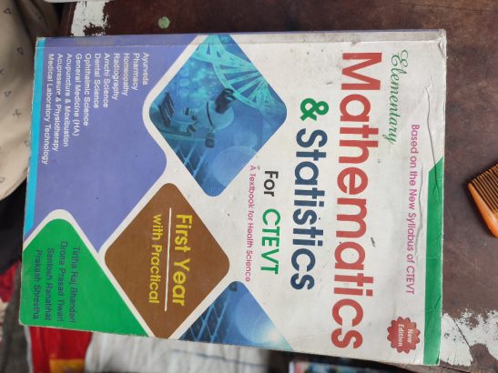 Mathematics For Health Science (1st Yr CTEVT)