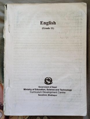class 11 english and nepali book