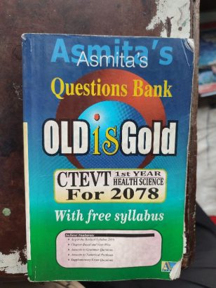 OLD IS GOLD FOR H.A/PHARMACY First Year