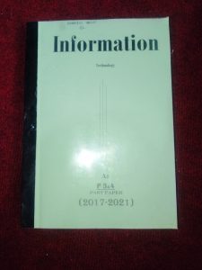 A-Level IT book and Past paper