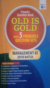 Old is Gold Grade 11 Management