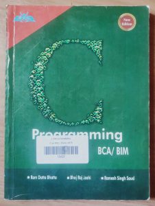 BCA 2nd sem C Programming