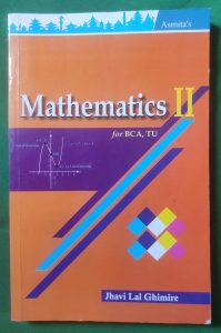 BCA 2nd sem Mathematics