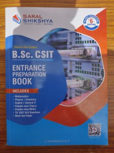 CSIT Entrance Book 6th edition (Saral S)