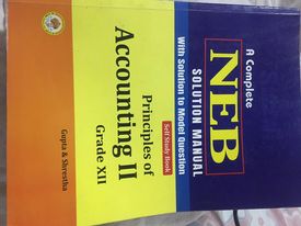 NEB Accounting Solution Manual