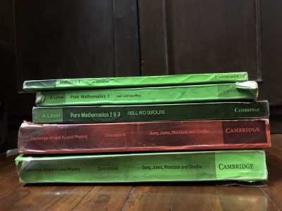 A-level science books (photocopy)
