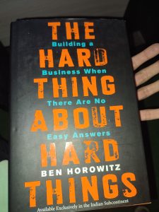 The hard thing about the hard thing