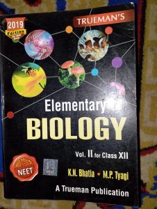 Elementary Biology Vol.II For Class 12