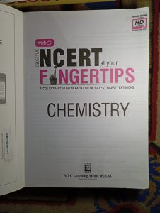 NCERT At Your Fingertips Chemistry