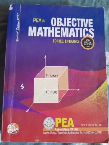 pea objective mathematics for B.E entrance
