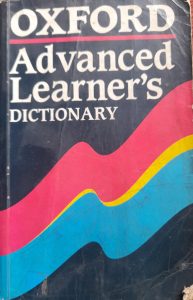 Oxford Avanced Learner’Dictionary