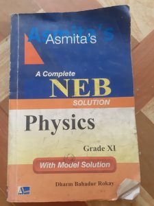 Asmita’s PHYSICS solution 11 class