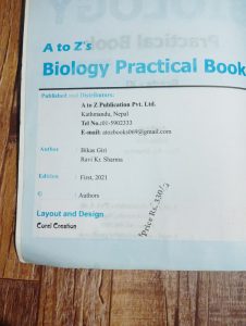 A to Z Biology practical book