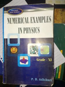 NUMERICAL EXAMPLES IN PHYSICS (Class 11)