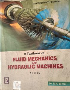 Fluid mechanics and hydraulic machines