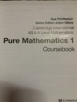 Cambridge AS Levels Pure Mathematics