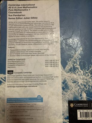 Cambridge AS Levels Pure Mathematics