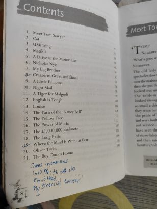 Oxford reading circle