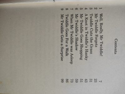 Well,Really, Mr Twiddle!