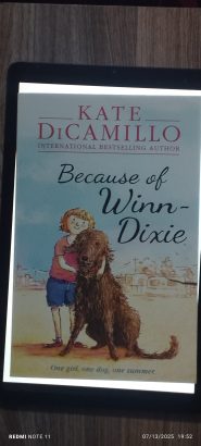 Because of Winn Dixie 
Jacqueline woodson
 The owl who was afraid of dark