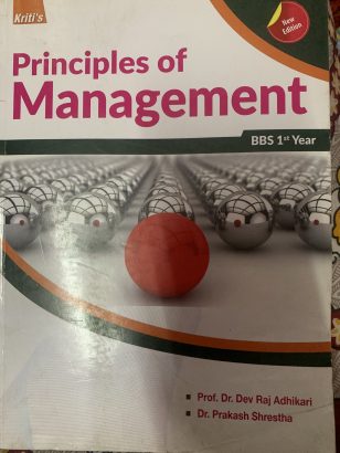 Principle of management 1st year