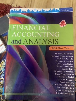 Financial accounting and analysis