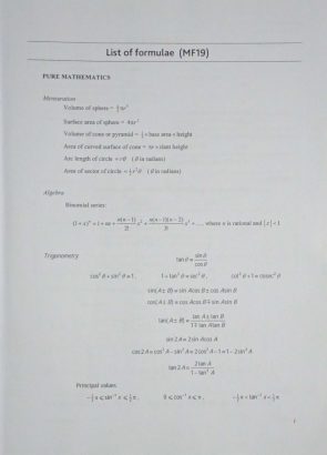 A level Pure Mathematics 3 Past Paper