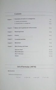 A level Mechanics Past Paper