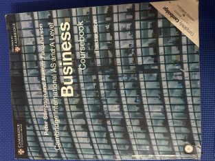 Business AS and A level Book
