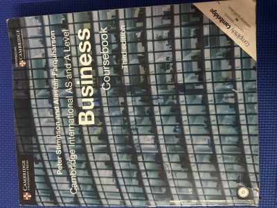 Business AS and A level Book