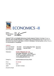 ECONOMICS-II 2025(latest) 12 Buddha