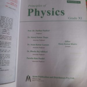 Physics Grade-XI