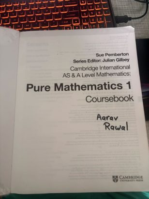 Pure Mathematics 1 Coursebook