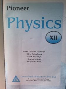 Physics book class 12