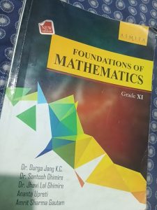 math book class 11 (Asmita publication)